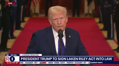 President Trump unleashes on Laken Riley migrant killer