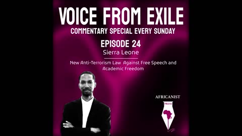 Voice From Exile: New Anti-Terrorism Law Against Free Speech & Academic Freedom