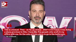 Jimmy Kimmel was in the bathroom when he took dreaded ABC call about show suspension