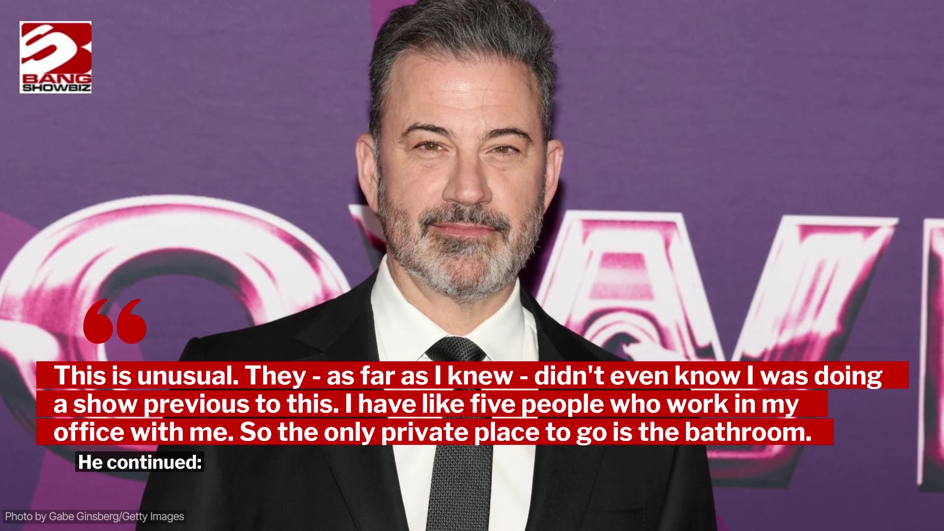 Jimmy Kimmel was in the bathroom when he took dreaded ABC call about show suspension