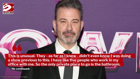 Jimmy Kimmel was in the bathroom when he took dreaded ABC call about show suspension