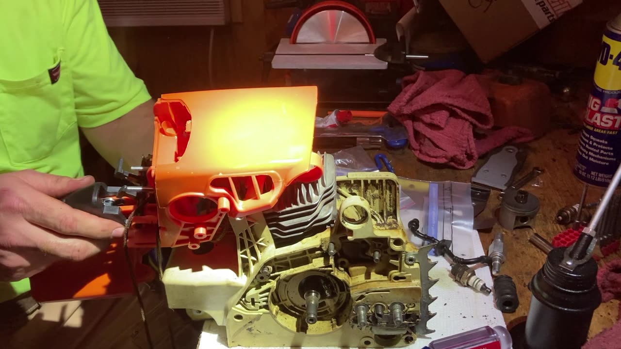 STIHL MS250Handle and AV mounts for a Buddy