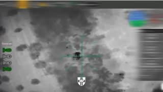 Ukrainian Bomber Drone Pounding Russian Positions in Forested Area