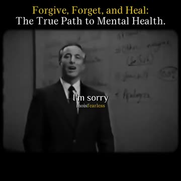 The Law of Forgiveness – “The True Path to Mental Health” – Forgive, Forget & Heal