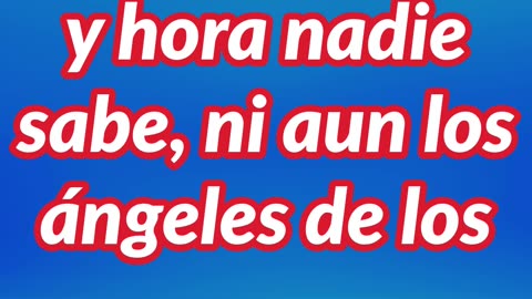 "Nadie Sabe el Día ni la Hora" mat 24:36#shorts #youtube #ytshorts #shortvideo #youtubeshort #jesus
