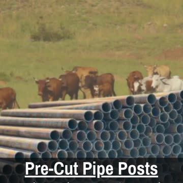 Pipe Fence Posts