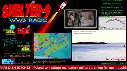 LIVE 24/7 Music/Wx/Prepping WW3 FM