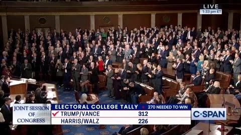 Congress has certified the 2024 US election and Donald Trump's victory.