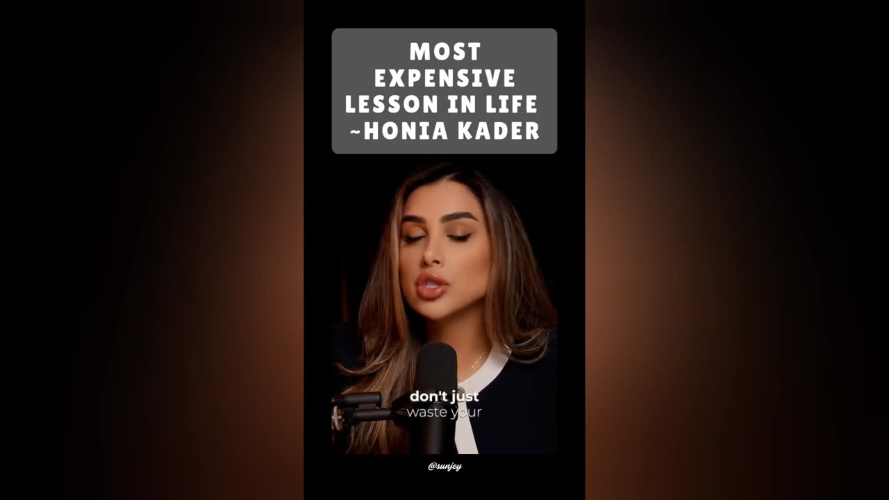 Most expensive lesson in life