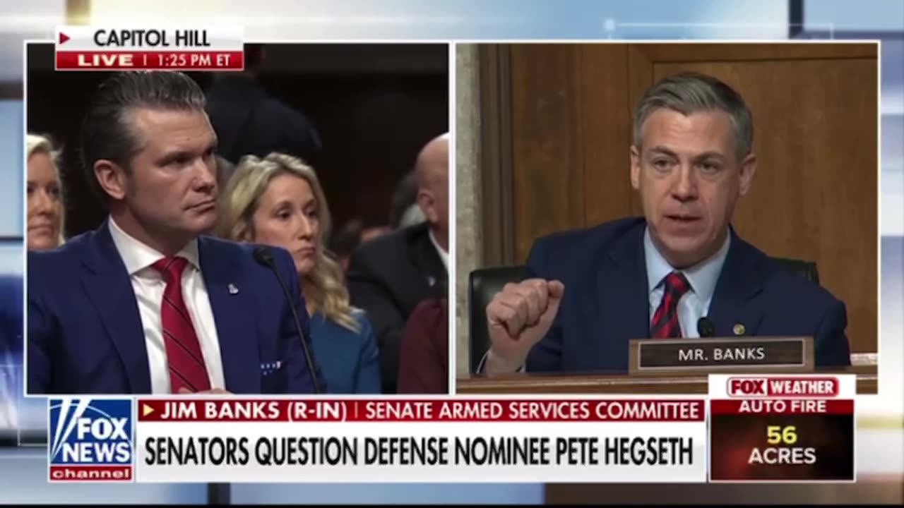 Senator Banks | Pete Hegseth Confirmation