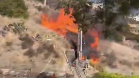 #FIRE #SANDIEGO #CALIFORNIA Footage near #FashionValley in #San #Diego begins #Notice