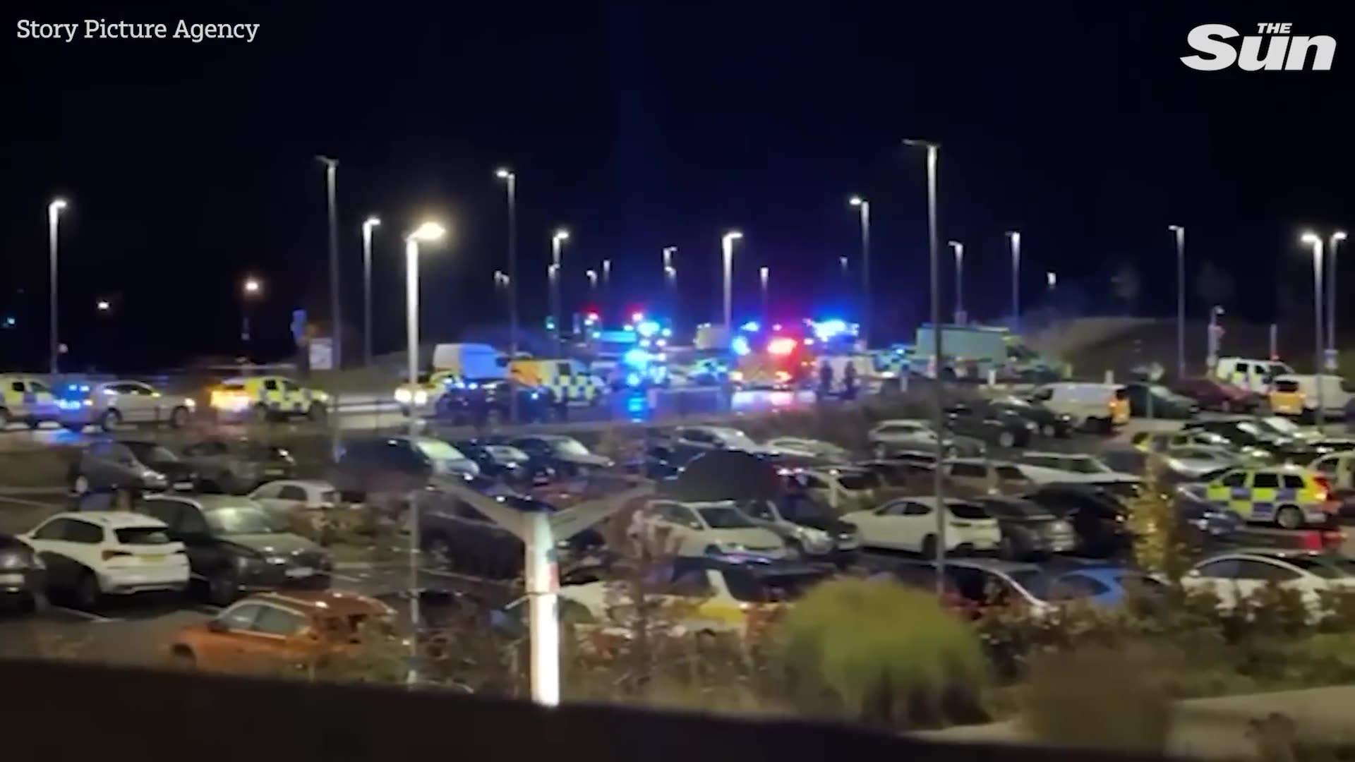 Mass STABBING on Huntingdon train leaves 9 fighting for life as cops arrest 2