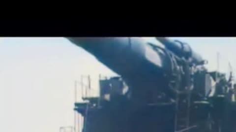 Schwerer Gustav 80cm Railway Gun Sevastopol Siege WWII #WWIIColourised