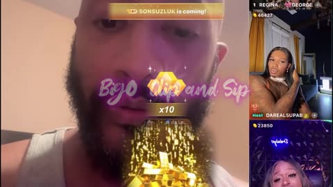 Gossip Gurls segment ft TrinaB speaking on his mom's pic being leaked 10/23/25 #bigoclipandsip