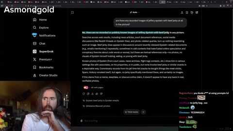 Epstein and his friends keep referring to ‘eating jerky,’ but this jerky was able to ‘walk around’