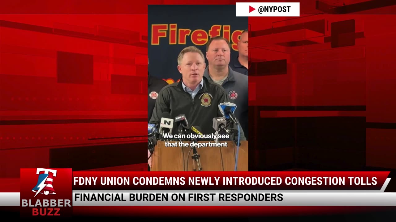 FDNY Union Condemns Newly Introduced Congestion Tolls