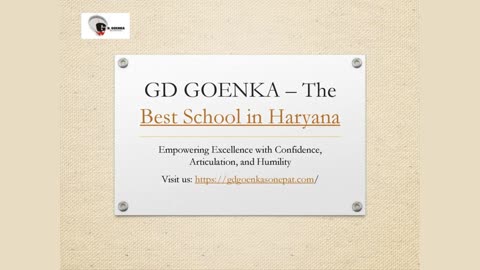 GD GOENKA – The Best School in Haryana