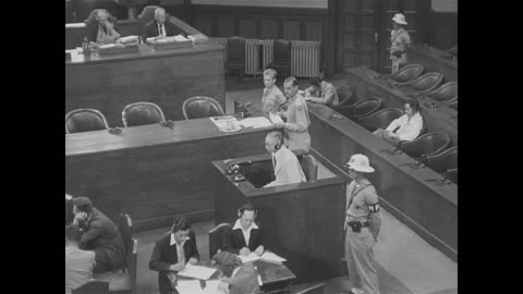 WAR CRIMES TRIALS, TOKYO, JAPAN - WAR CRIMES TRIALS, TOKYO, JAPAN - 111-adc-6625