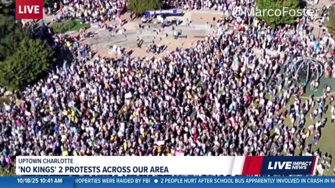 North Carolina for today’s “No Kings” protest against Donald Trump