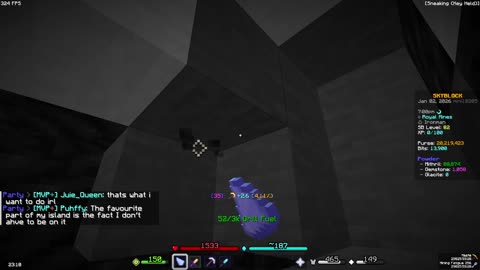 Happy new year - Hypixel Skyblock Ironman - Daily Stream 6/365