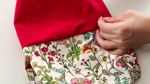 Easiest Bag to Sew👜🌼✨ | DIY | Quick Sewing Tips No.316
