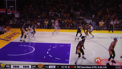 NBA2K: Indiana Pacers vs Los Angeles Lakers (2OT-Dunks-Buzzer Beater)