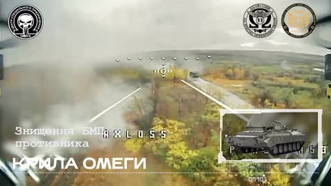 Omega Drone Group Destroys Multiple Russian APCs in Just Moments(Incredible Footage)