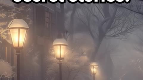 Windows glowing with secret stories #relaxingmusic #christmasplaylist #wintersongs