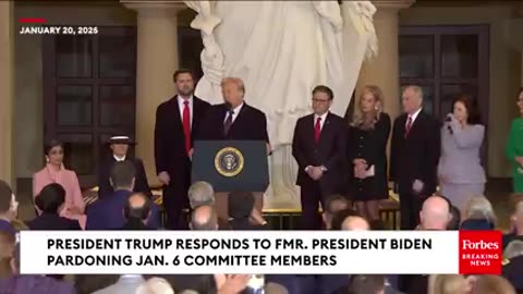 BREAKING NEWS- Trump Responds To Biden Pardons Of Jan 6 Committee Members