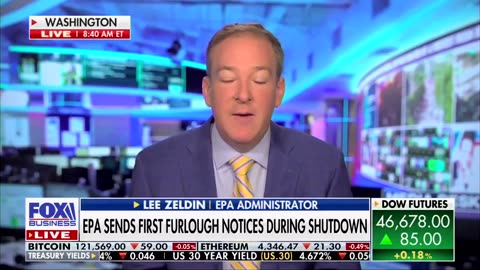 Lee Zeldin reveals the EPA will furlough nearly 90% of its staff if Democrats continue