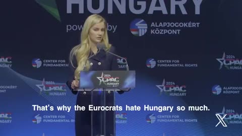 THE GREAT REPLACEMENT - Eva Vlaardingerbroek at CPAC Hungary
