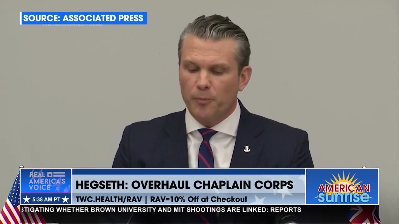 HEGSETH “HIT THE RESET BUTTON” AT THE PENTAGON