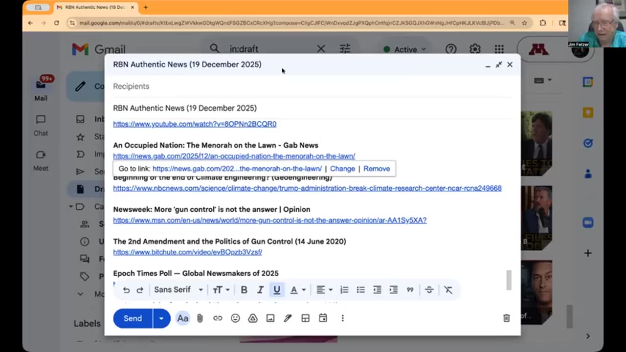 RBN Authentic News (19 December 2025)