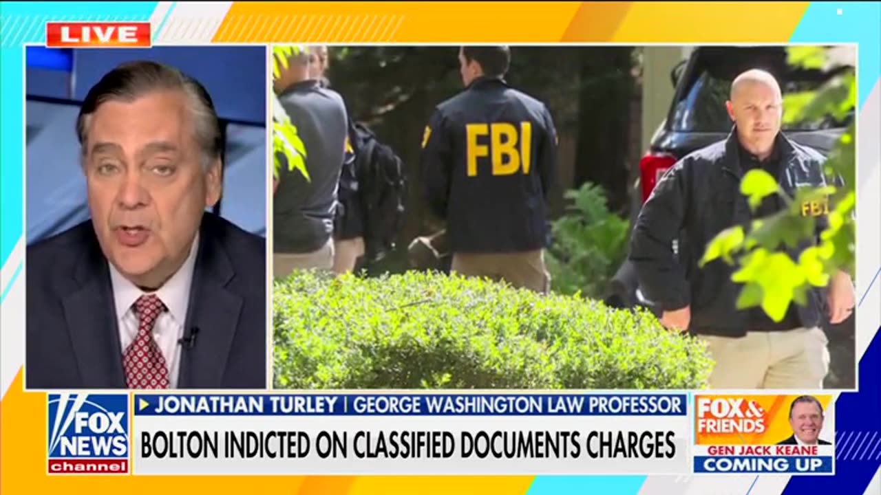 Jonathan Turley Lays Out ‘Very Damning’ Details Of John Bolton Indictment