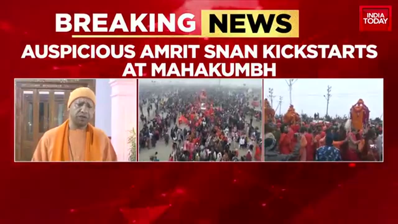 Over 1 Crore Devotees Take Holy Dip at Mahakumbh in Prayagraj on Makar Sankranti