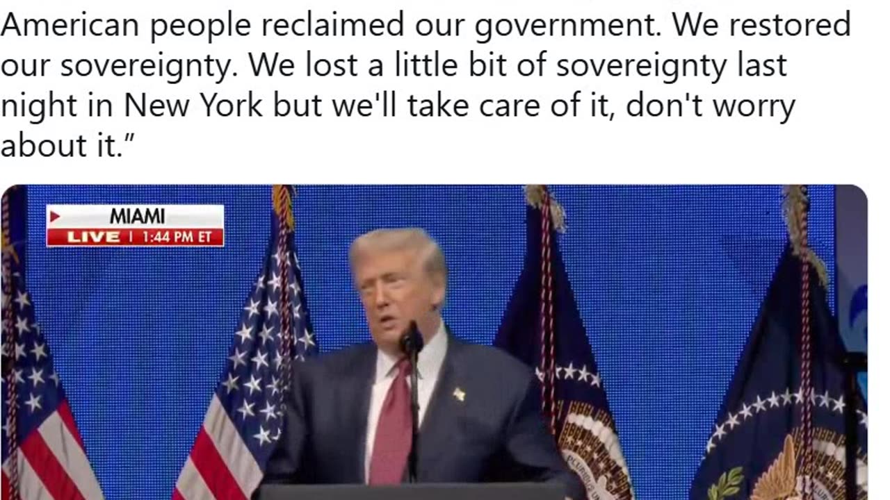 President Trump Speaks Out on Muslim Communist Zohran Mamdani Winning NYC Mayoral Election: “We Lost a Little Bit of Sovereignty Last Night…We’ll Take Care of It
