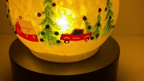 Mini-Vlog: Stop & Shop: Simulating Flickering LED Candlelit Holiday/Christmas Sphere Globe