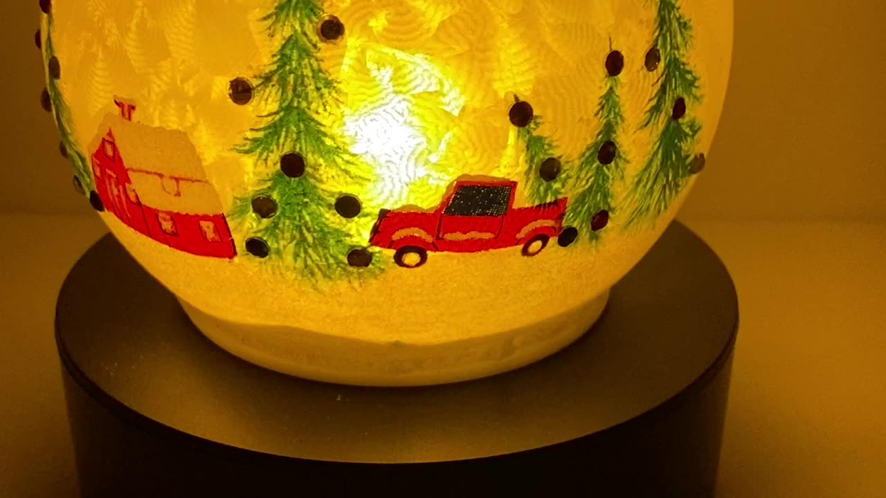 Mini-Vlog: Stop & Shop: Simulating Flickering LED Candlelit Holiday/Christmas Sphere Globe