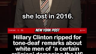 Hillary Clinton Says White Christian Men Are Damaging the U.S.