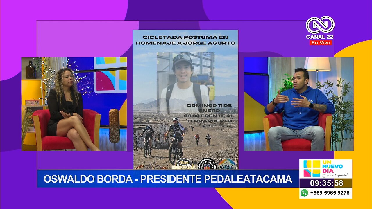 Oswaldo Borda Presidente PedaleAtacama