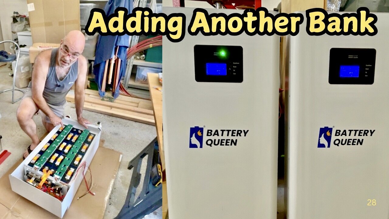 New 16.2 kWh LiFePO4 Battery Bank added to our Off-Grid solar system!