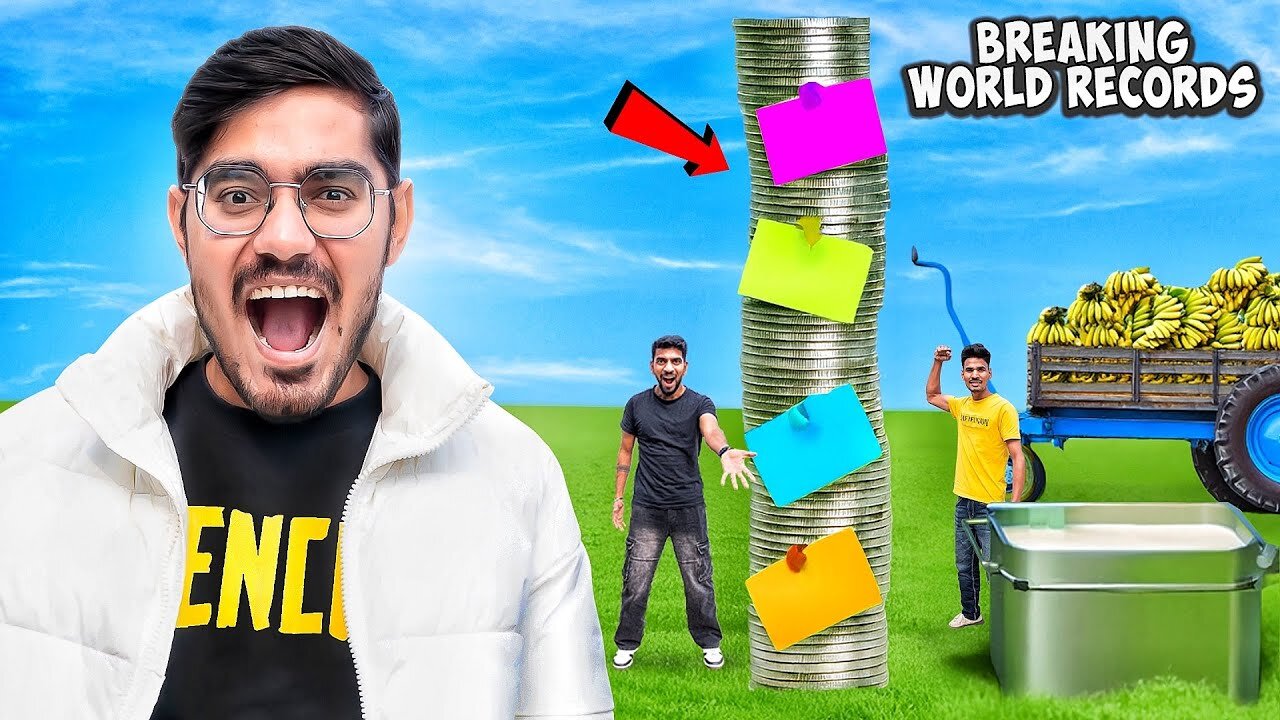 We Attempted 7 Guinness World Records क्या हम वर्ल्ड रिकॉर्ड तोड़ पाएंगे