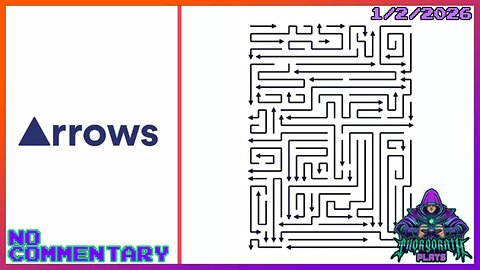 Thorgorath Plays - ARROWS – PUZZLE ESCAPE (2025) (No Commentary), 1-2-2026