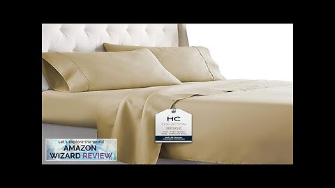 HC COLLECTION Twin Sheets Set 3 pc Bed Sheets & Pillowcase Set Review