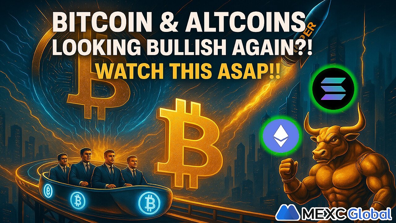 Bitcoin Altcoins Crypto Looking Bullish Again!! Watch Why!!