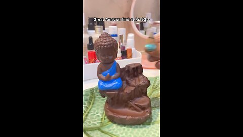 Great Amazon find home decor #backflow #backflowincense #decoration #relaxation #amazonfinds #buddha