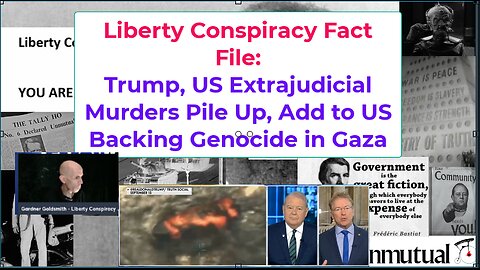 Liberty Fact File: US Piles MORE Extrajudicial Murders At Sea Atop Genocide