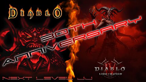 🔴 Live - Diablo 30th Anniversary - We play Diablo 1 and Diablo 4 back to back
