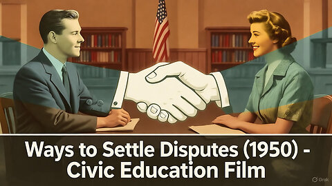 Ways to Settle Disputes (1950) - Classic Civic Education Film on Conflict Resolution