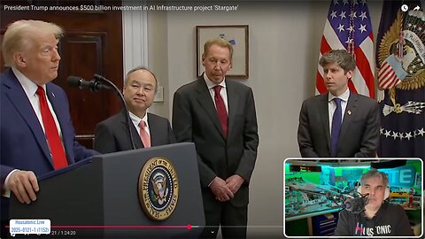 StarGate AI announcement - Half a trillion “for medical data” cancer vaccine Housatonic for the win
